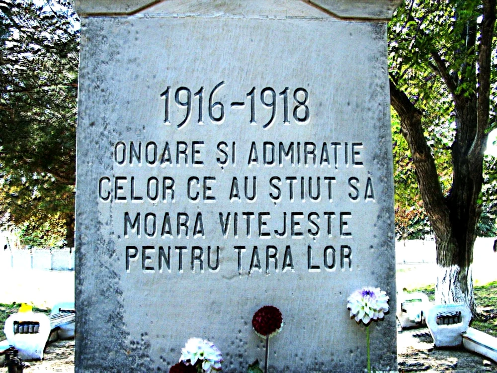 Turtucaia - cimitirul eroilor din Primul Război Mondial Sursa foto Cultul Eroilor Constanţa