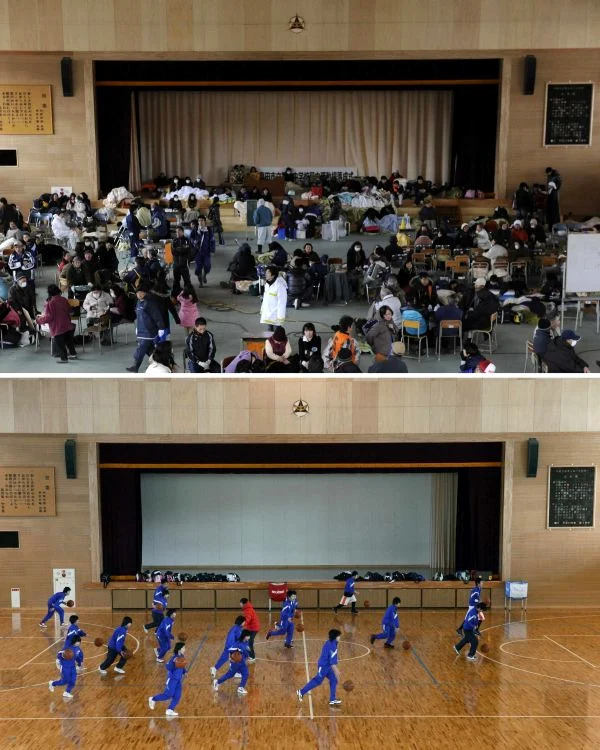 Uimitioarea transformare a Japoniei între 2011 şi 2013 (foto Reuters)