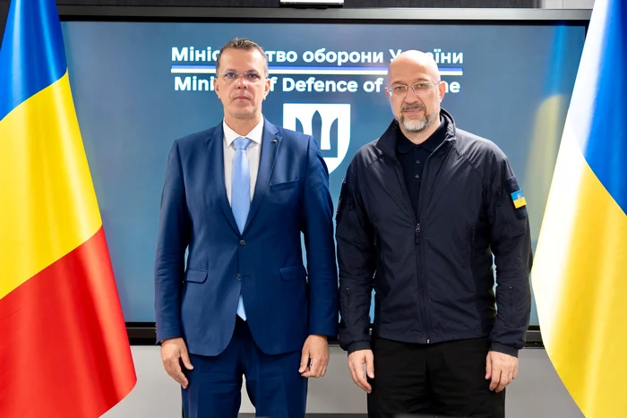 Ministrul Apărării Ionuț Moșteanu s-a întâlnit cu omologul său la Kiev / sursa foto: Ionuț Moșteanu