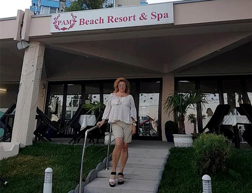 Mihaela Borcea este managerul hotelului de trei stele ”Pam Beach resort&amp;Spa”, din Olimp
