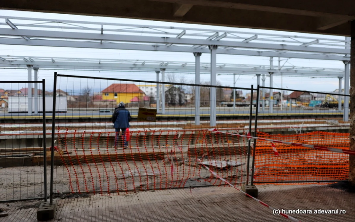 calea ferata gurasada simeria santier feroviar gara deva foto daniel guta adevarul