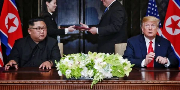 Summit Kim Jong-un cu Donald Trump FOTO EPA-EFE