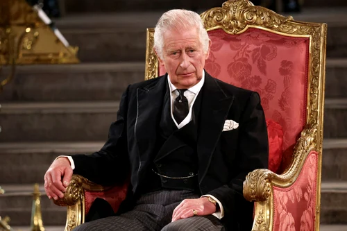 Charles a fost numit rege, la scurt timp după decesul reginei Elisabeta a II-a, pentru ca Marea Britanie să aibă monarh, astfel, fiind evitată o criză constituțională. FOTO Getty Images