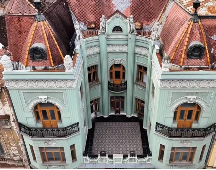 Palatul Splitz din Brașov este scos la vânzare. Foto: captură video Settlers