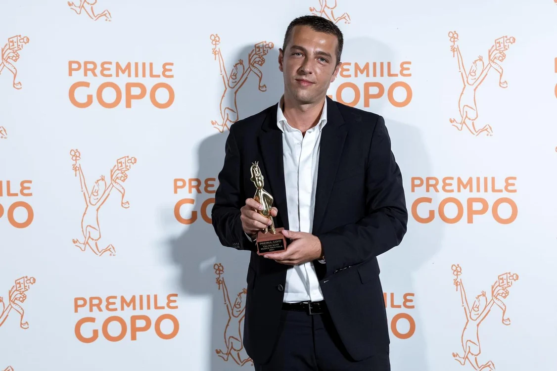 
    Matei Stratan, premiant la Gopo 2021  