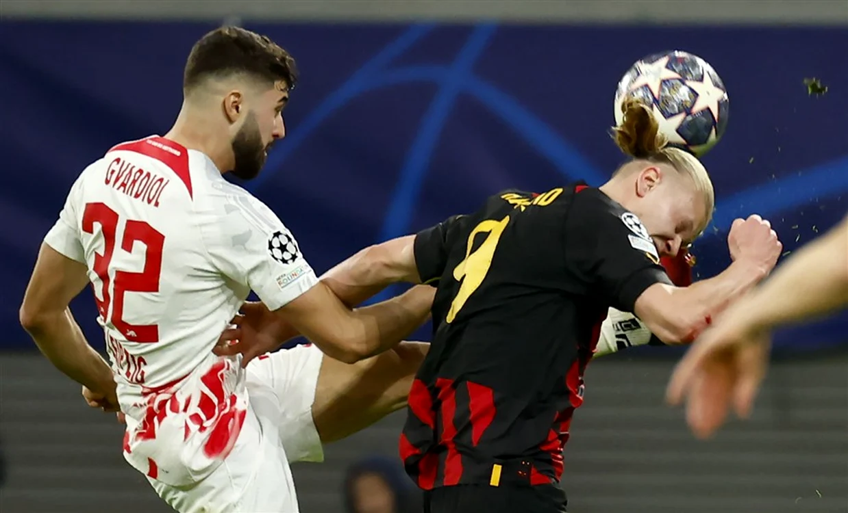 RB Leipzig - Manchester City 1-1. FOTO EPA EFE
