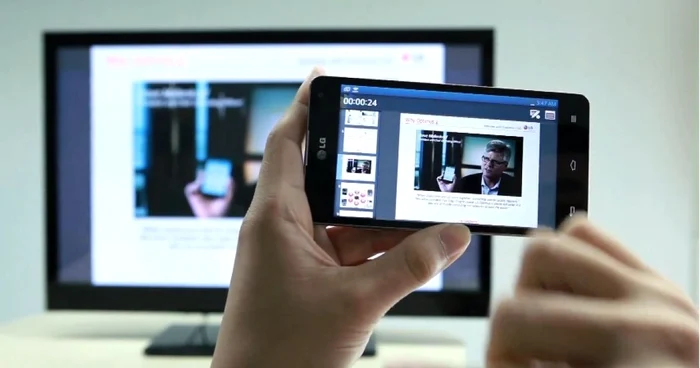 LG Optimus G poate transmite imaginile pe un televizor prin conectivitate wireless FOTO Captură Adevărul
