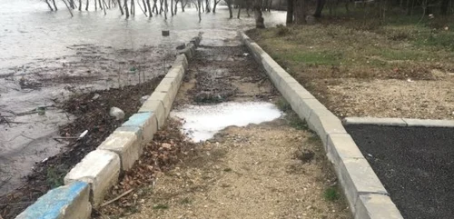 Pista de biciclete a fost amenajată în zona inundabilă