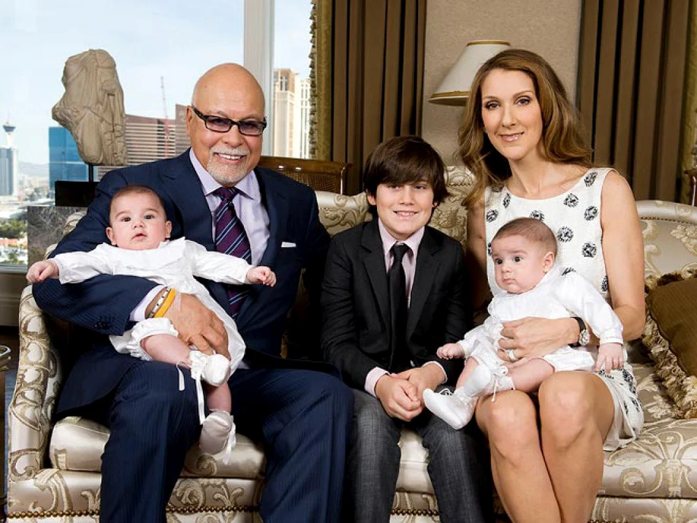 
    Celine Dion alături de copii și de soțul care s-a stins din viață  