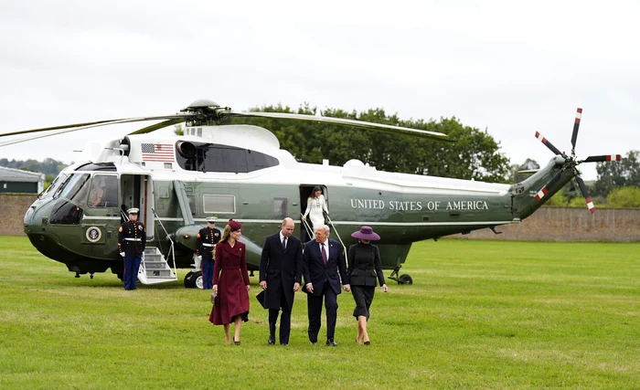 Familia Trump a a ajuns în Marea Britanie FOTO: X