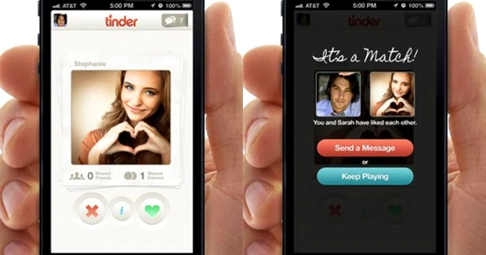 Aplicaţie Tinder îţi permite să vezi potenţialii parteneri aflaţi în proximitate