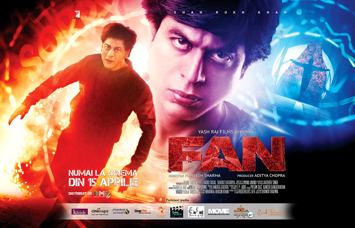 FAN este povestea lui Gaurav (Shah Rukh Khan), un tânăr de 20 şi ceva de ani, a cărui lume se învârte în jurul mega-starului de cinema Aryan Khanna (Shah Rukh Khan)