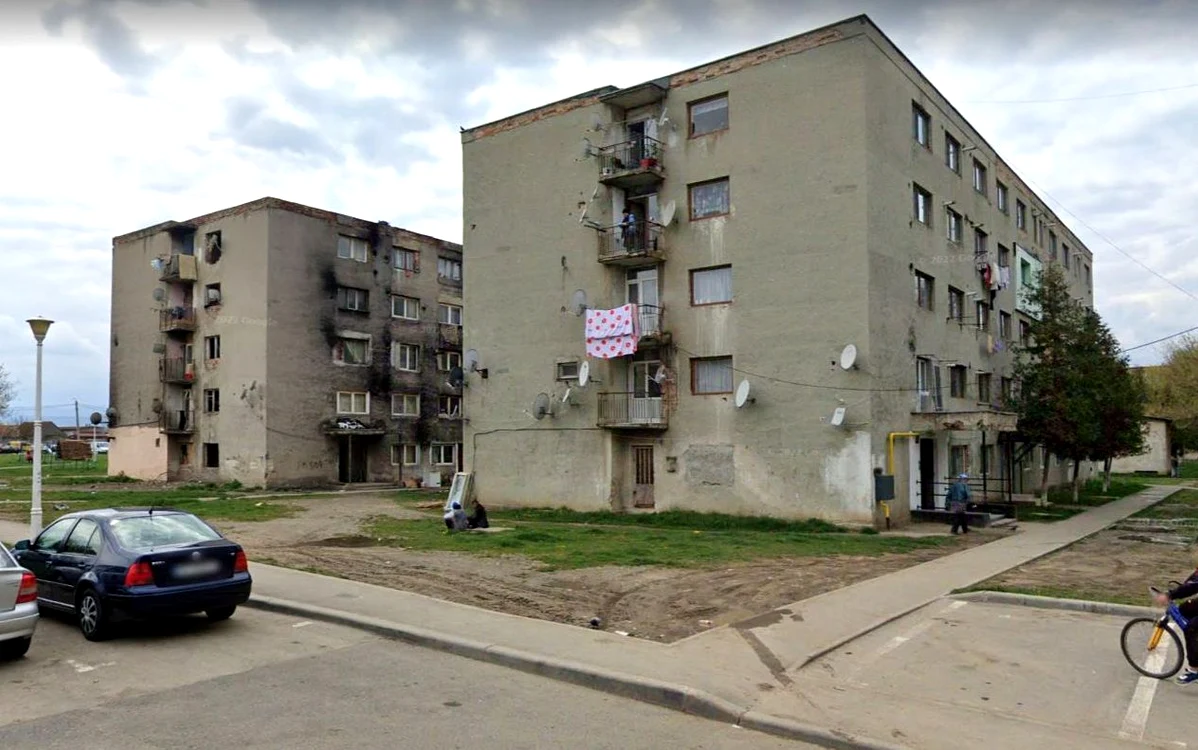 Zona din Călan unde a avut loc agresiunea. Sursa: Google Maps. 