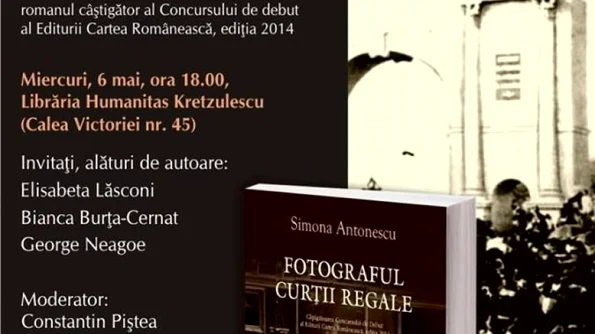 Lansare la Bucureşti: Fotograful Curţii Regale, de Simona Antonescu jpeg