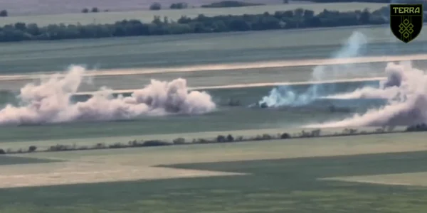 distrugerea unei întregi baterii a armatei ruse în Ucraina foto captura video