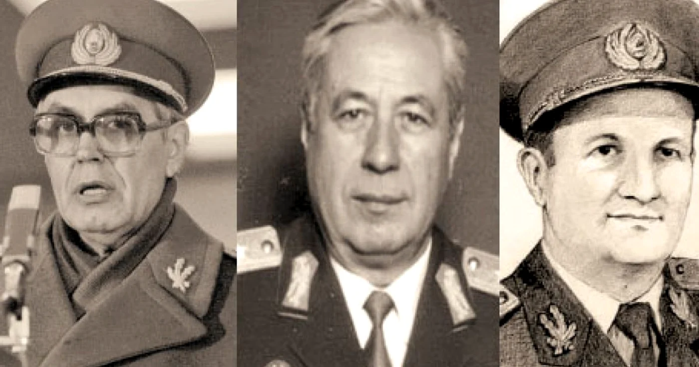 Generalul Nicolae Militaru, Generalul Iosif Rus şi Generalul Grigorie Ghiţă