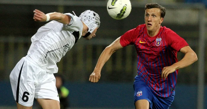 Steaua a disputat meciul etapei a patra cu Gaz Metan Mediaş. FOTO Mediafax