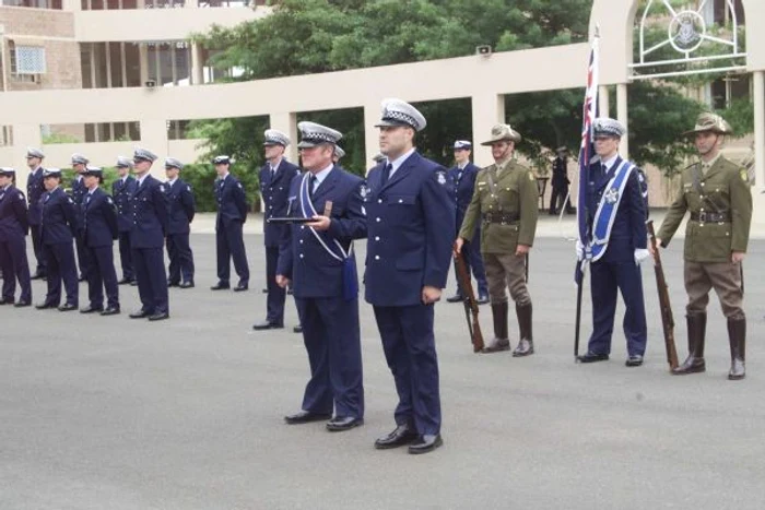 Stefan Chirila la absolvirea Academiei de politie
