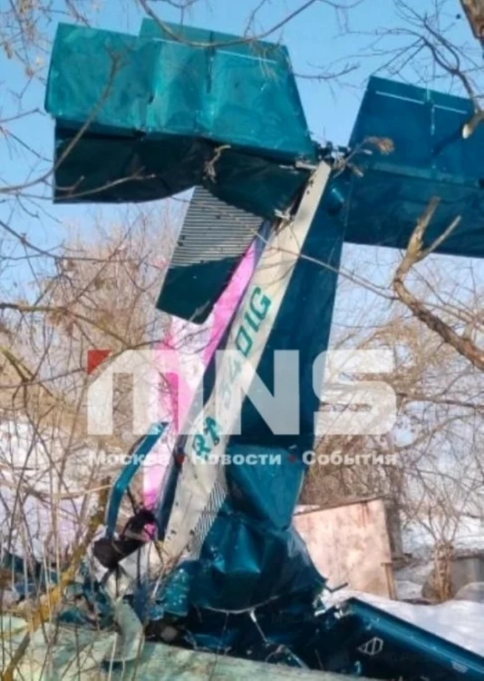 Incident aviatic lângă Moscova. FOTO: MNS