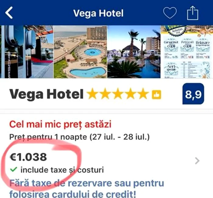 vega hotel mamaia 