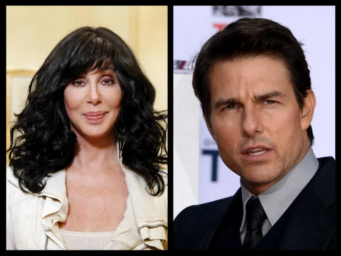 Cher şi Tom Cruise au avut o relaţie, înainte ca actorul să devină faimos FOTO AFP