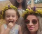 Sânziana Buruiană, alături de fetițe. Sursă: Facebook