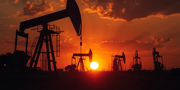 Silueta pompelor de petrol