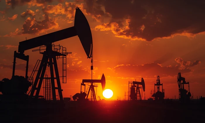 Silueta pompelor de petrol