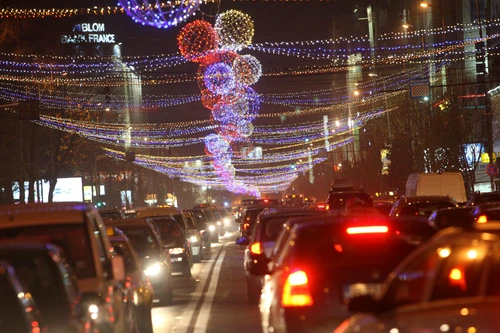 Aşa arăta Calea Călăraşilor, anul trecut de Crăciun