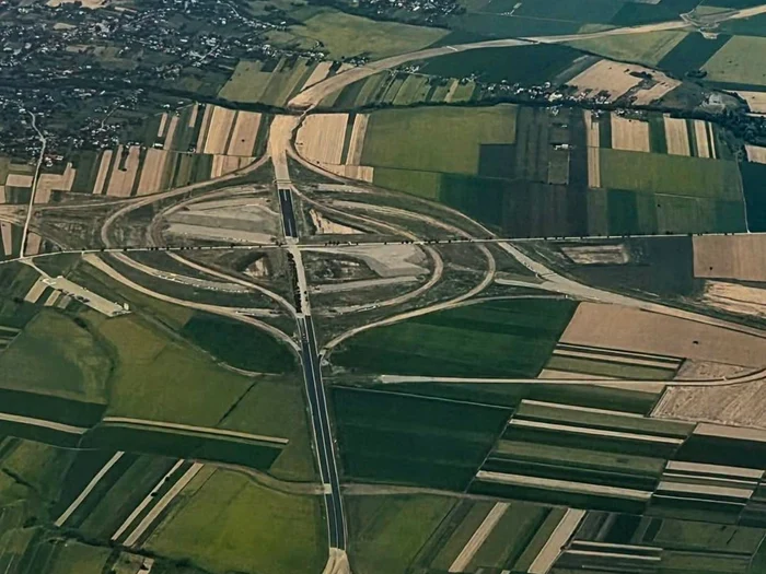 Viitorul nod rutier de tip turbion din România/FOTO: Facebook/Moldova vrea autostradă