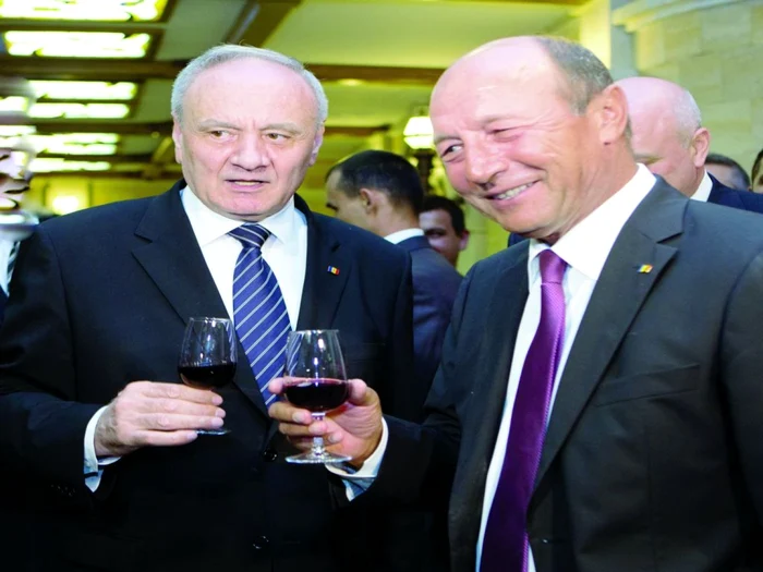 Nicolae Timofti şi Traian Băsescu