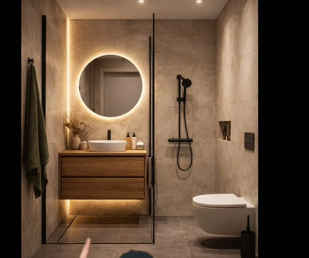 „Chiuveta în duș”. Experiment inedit: un tânăr bucureștean a apelat la inteligența artificială pentru renovarea băii