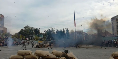 Vâlcea reconstituire istorico-militară a Primului Război Mondial în centrul din Râmnicu Vâlcea