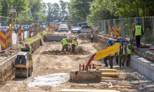 Lucrări rețele subterane în București FOTO Facebook / Primăria Municipiului Bucureşti
