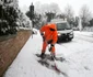 Zăpadă ninsoari abundente în Sienna Italia FOTO EPA-EFE / Fabio Di Pietro