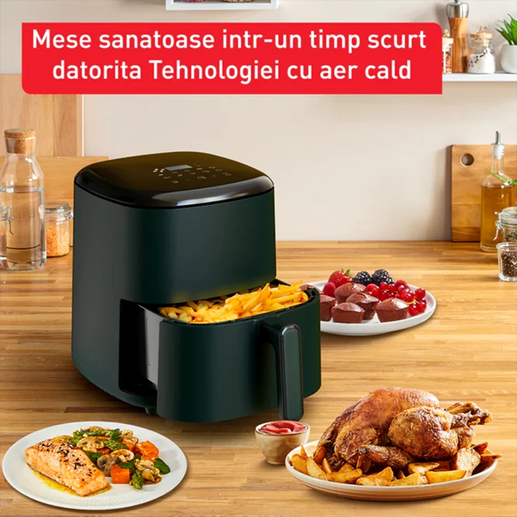 Imagine de prezentare friteuză cu aer cald Tefal Easy Fry Max air fryer EY245310 Foto eMAG jpg