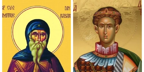 Sfinții Dimitrie, celebrați în zilele de 26 și 27 octombrie