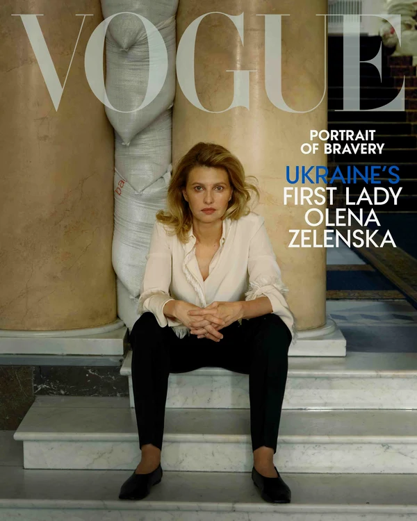 Olena Zelenska pe coperta Vogue (1) jpg