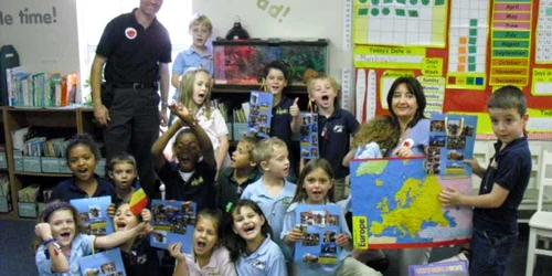 Clasa din Florida și familia Gogioiu, originară din România. Foto mrsdannecy.blogspot.com