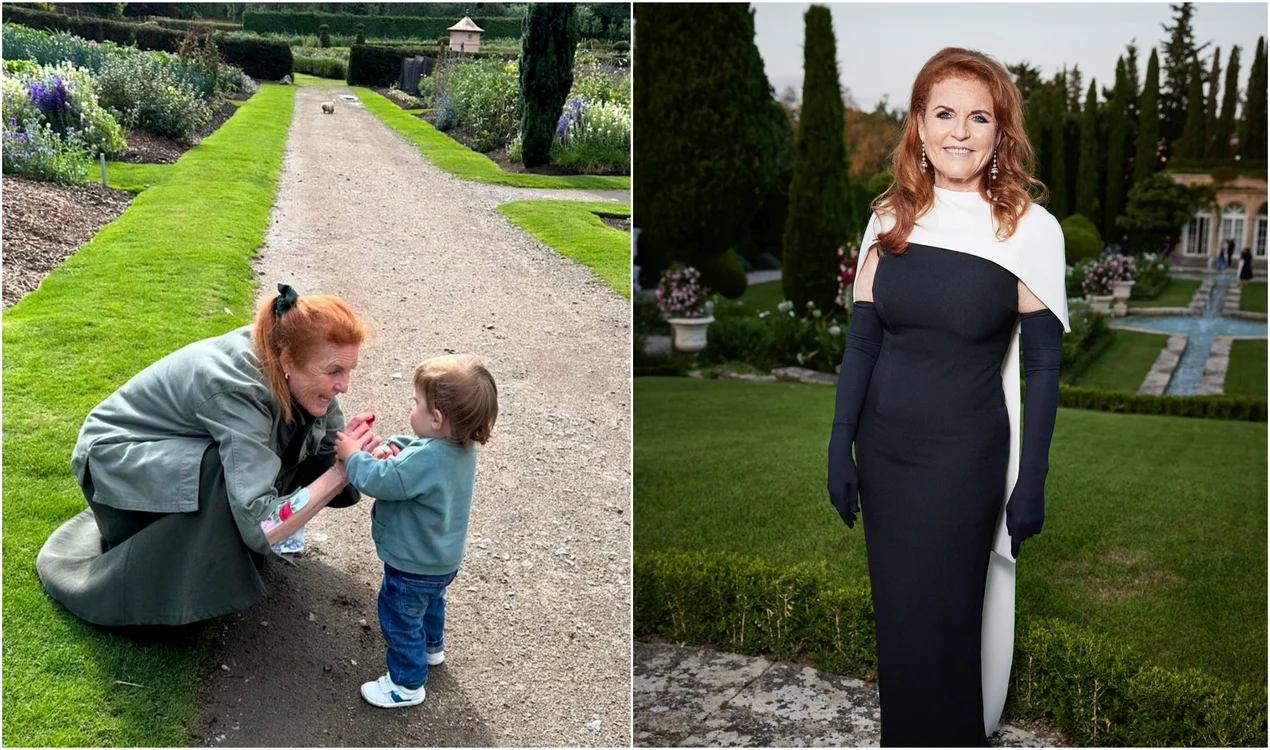Sarah Ferguson cu nepotul în Parcul Windsor Instagram jpg