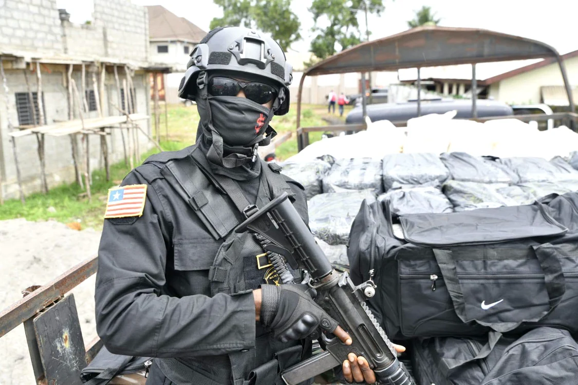 Captura este una record. FOTO Facebook Liberia National Police - LNP