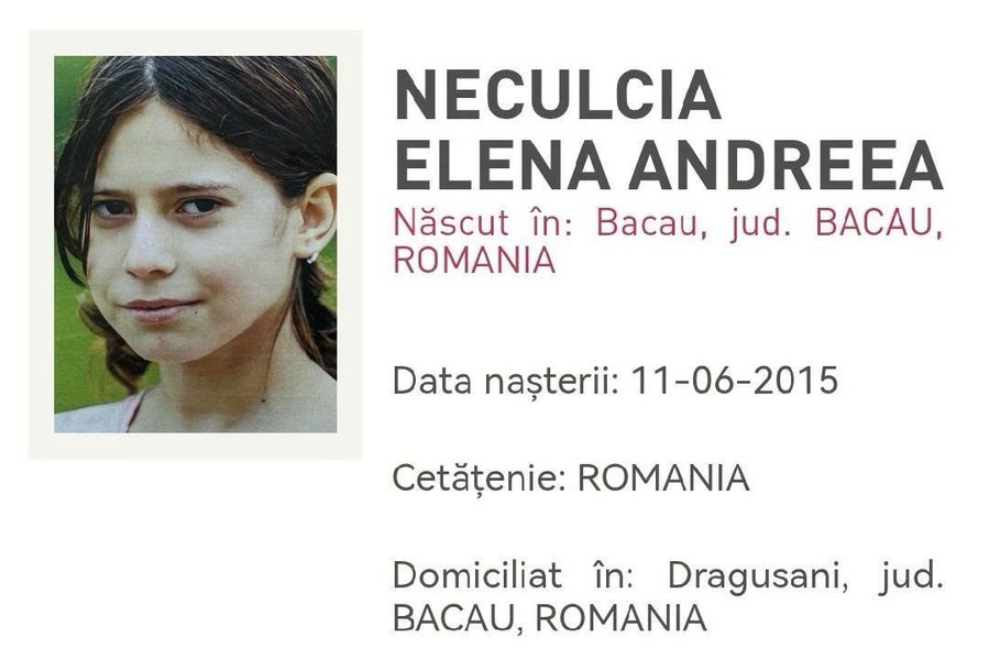 O fetiță de 11 ani din Bacău este căutată de trei zile. Zeci de polițiști, pompieri și jandarmi participă la operațiune