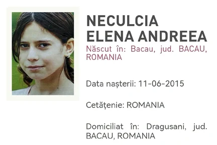 Fata este căutată de trei zile FOTO Poliția Română