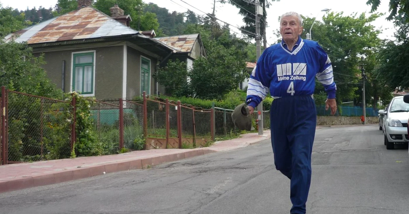 Dumitru Radu, în timpul antrenamentului
