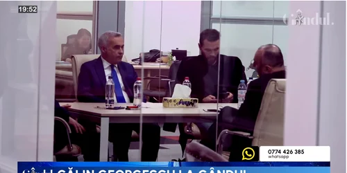 calin georgescu in culise interviu marius tuca   foto FB oana marinescu jpg