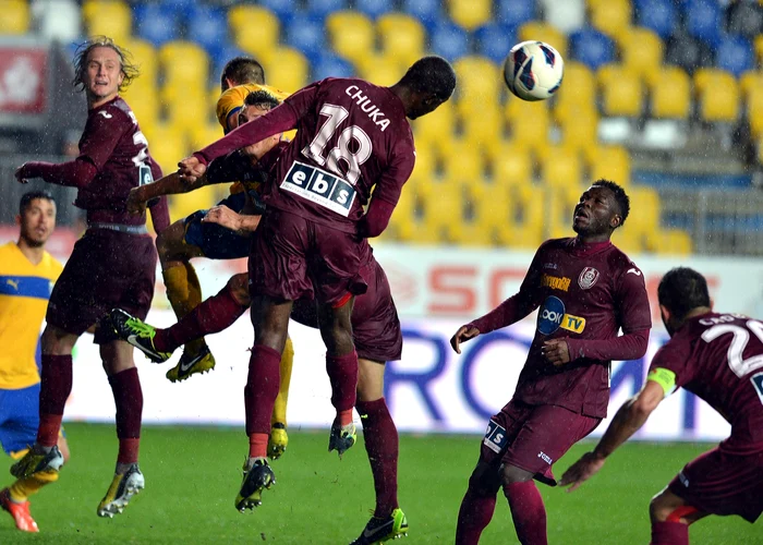 CFR Cluj a ajuns la patru partide fără eşec. FOTO: Răzvan Păsărică