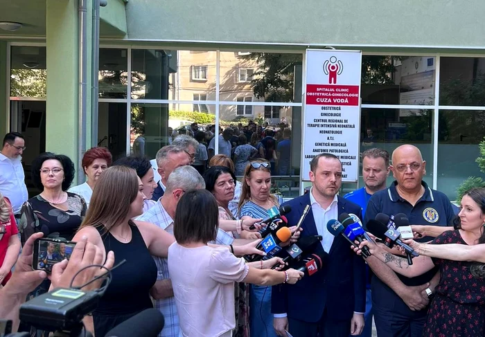 Ministrul Sănătății, la la Spitalul Cuza Vodă din Iași FOTO: Ministerul Sănătății