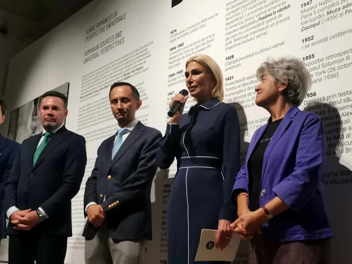 Deschiderea expoziției Brâncuși de la Timișoara FOTO Ștefan Both