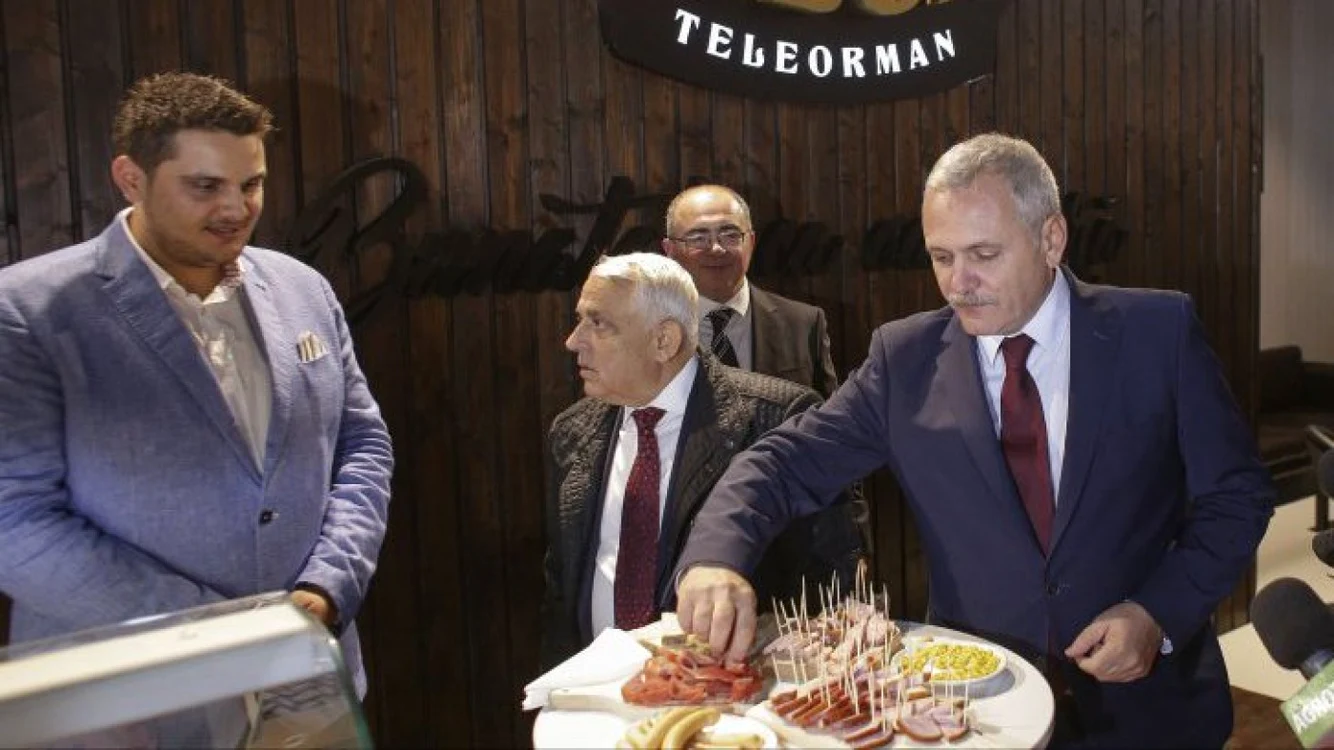Valentin Dragnea, ministrul Agriculturii Petre Daea ;i Liviu Dragnea. Sursa foto: Realitatea.net