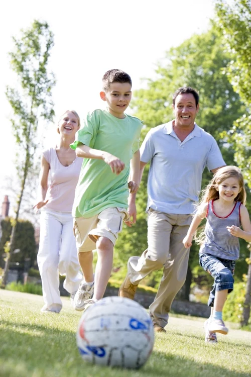 familie, joaca, sport